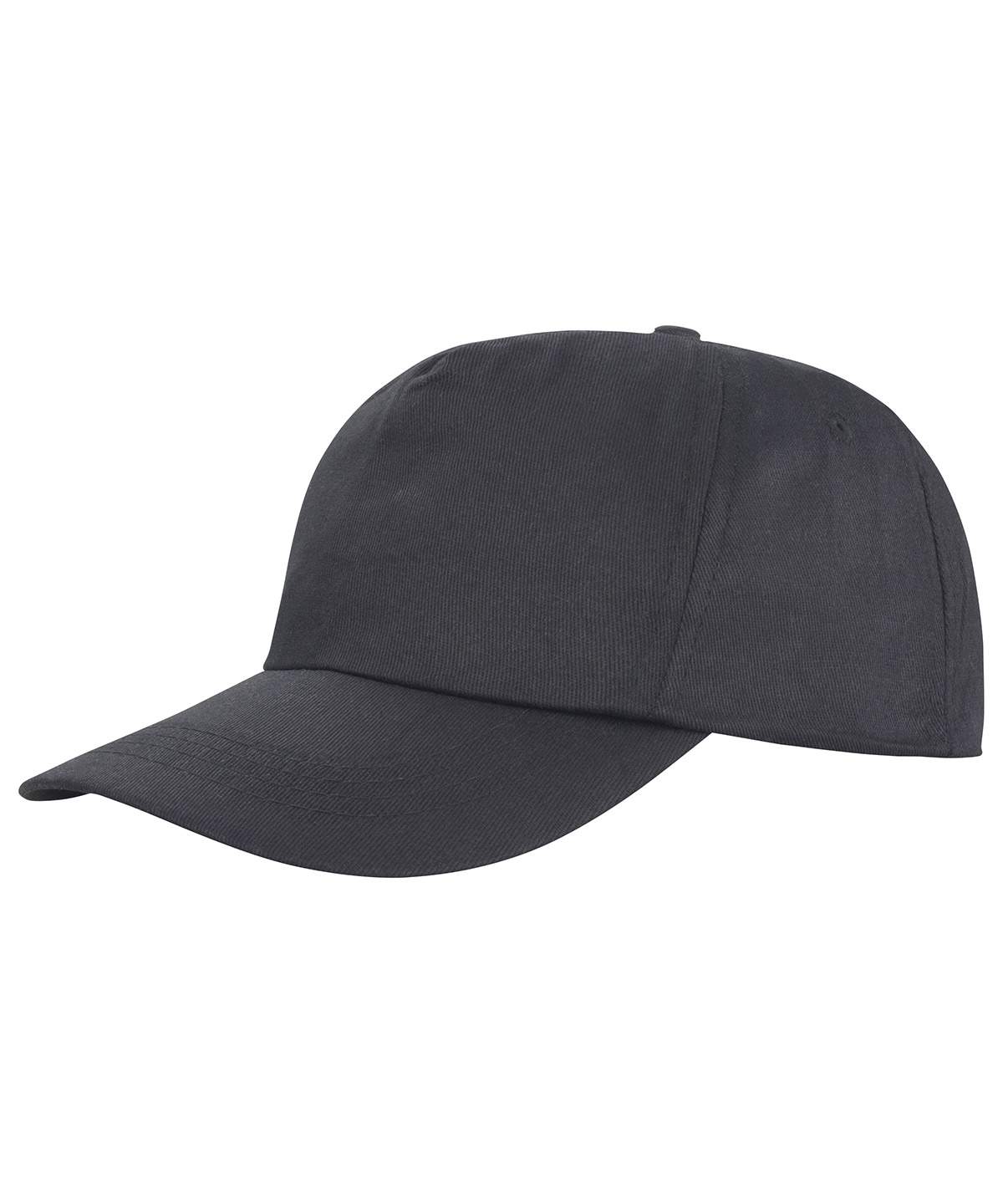 Casquette d'imprimeur 5 panneaux Houston - Noir