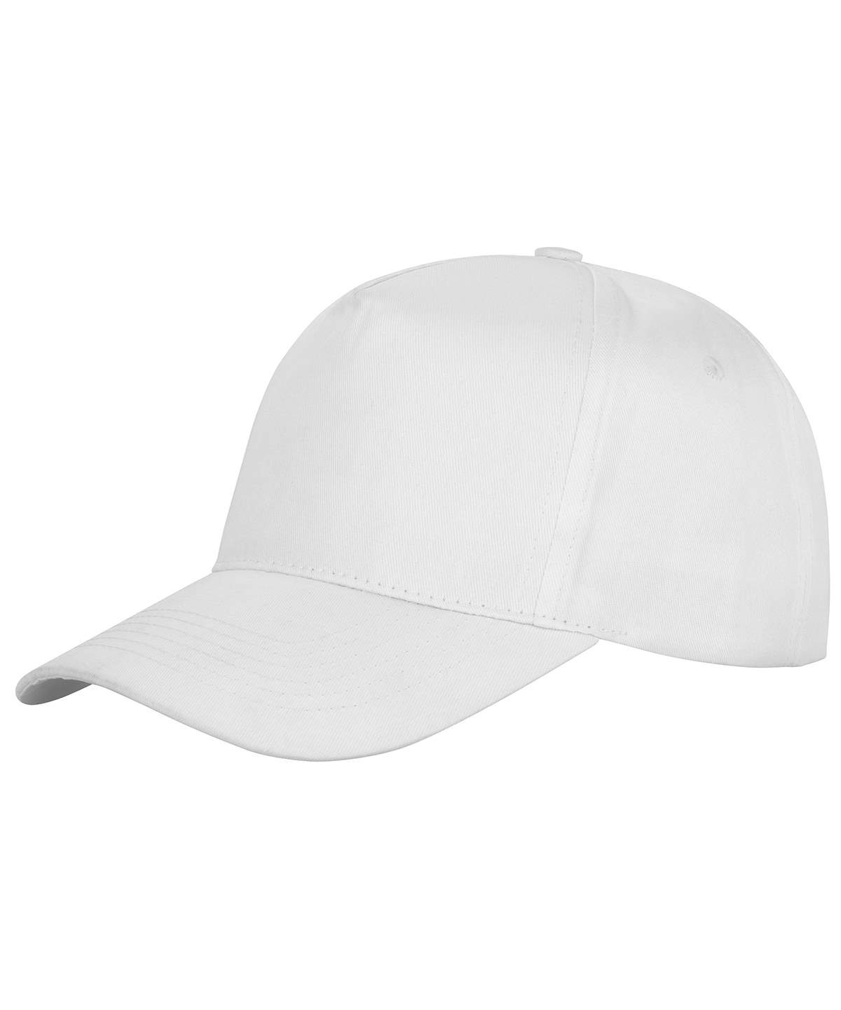 Casquette d'imprimeur 5 panneaux Houston - Blanc