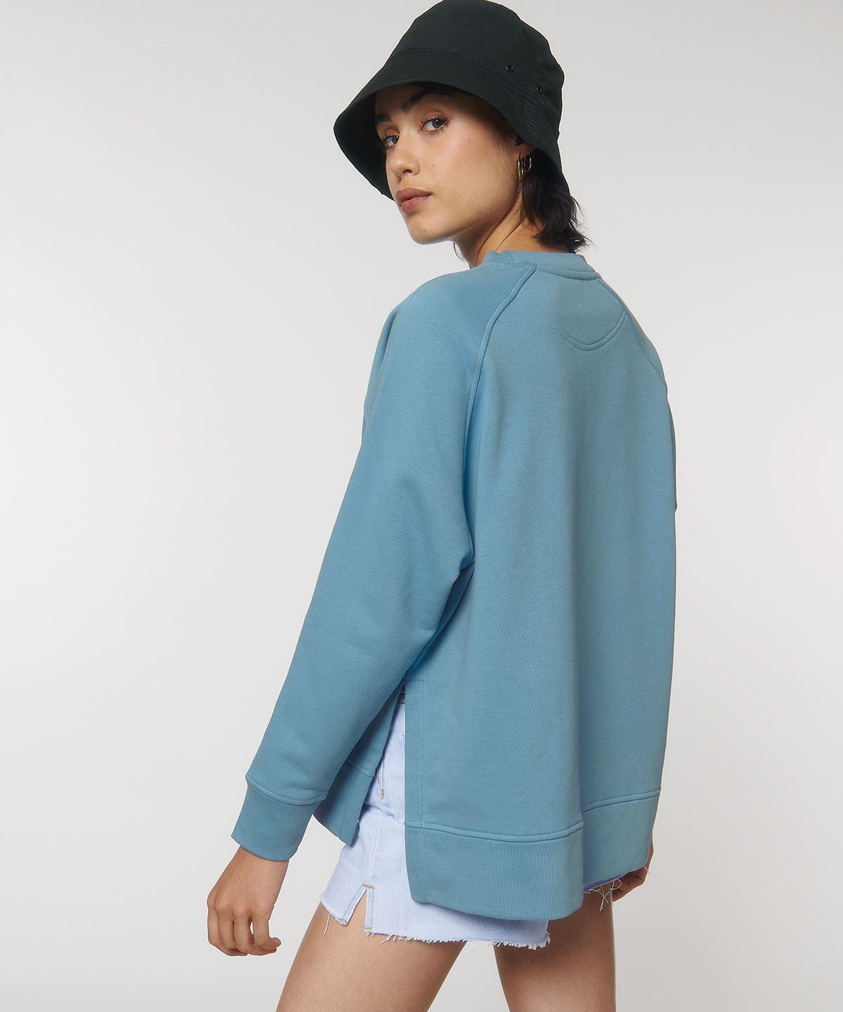 Sweat-shirt col rond oversize femme Stella Wilder (STSW872)