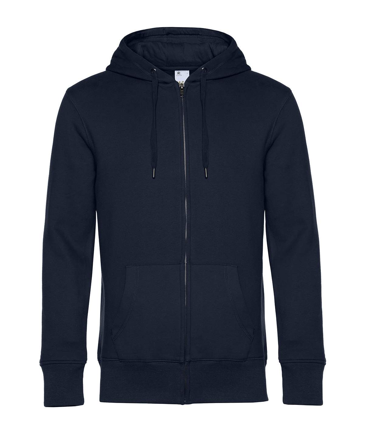 Capuche zippée B&C KING - Bleu marine, XL