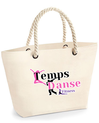 Sac de plage nautique Temps danse fitness / Logo broder ou Impression