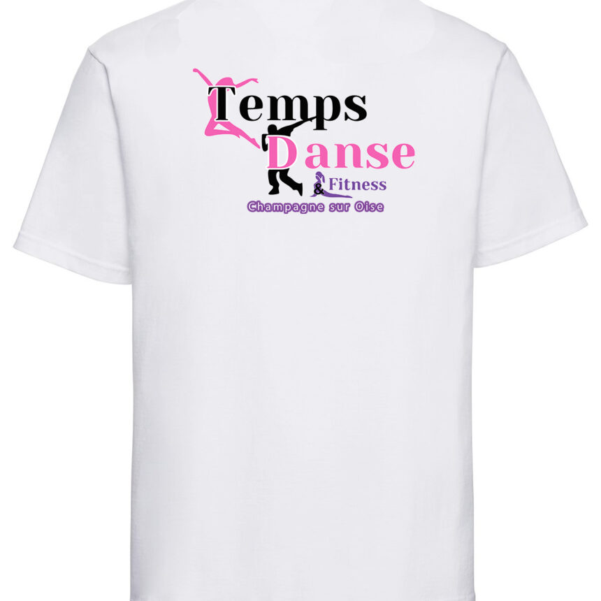 T-shirt  Temps danse Fitness Adulte – Image 2