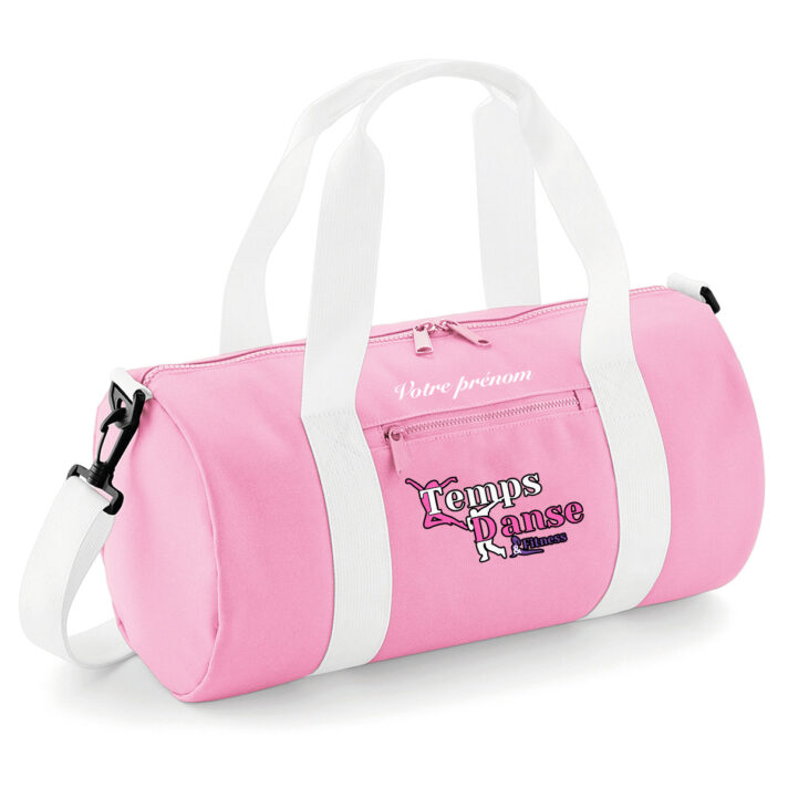 Mini sac tonneau Temps danse Fitness / logo Brodere