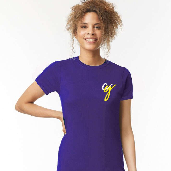 T-shirt filé à l'anneau Softstyle™ pour femme Compagnie Gribouille / Impression coeur