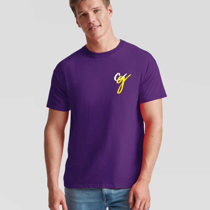 T shirt Homme E190 Compagnie Gribouille / Impression Dos + Coeur
