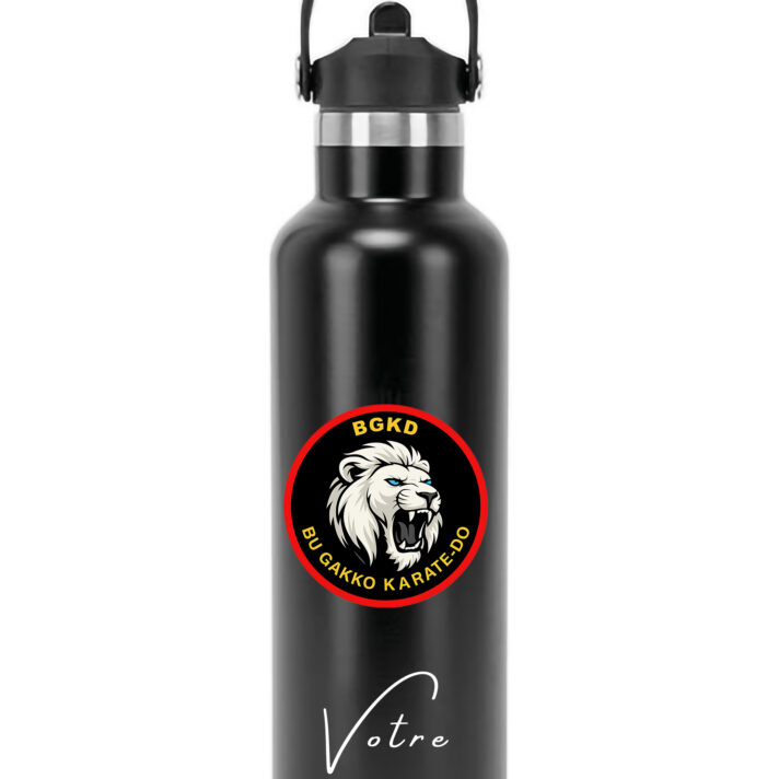 Gourde de sport TriDri® Vacuum avec paille rabattable / BGKD / impression relief