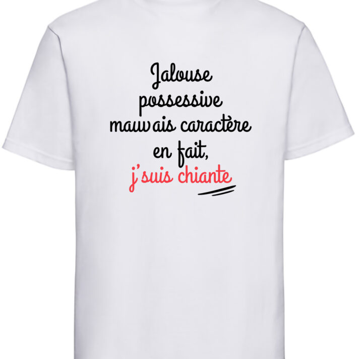 Jalouse Possessive mauvais caractére en fait, J'suis chiante