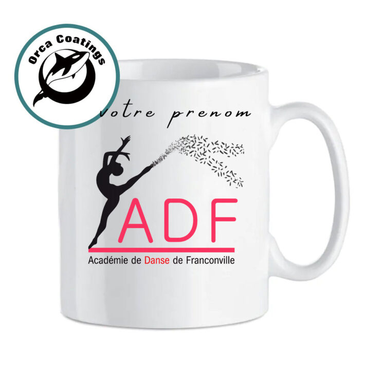 MugcORCA qualité AAA, 312,5 ml / ADF  / impression relief